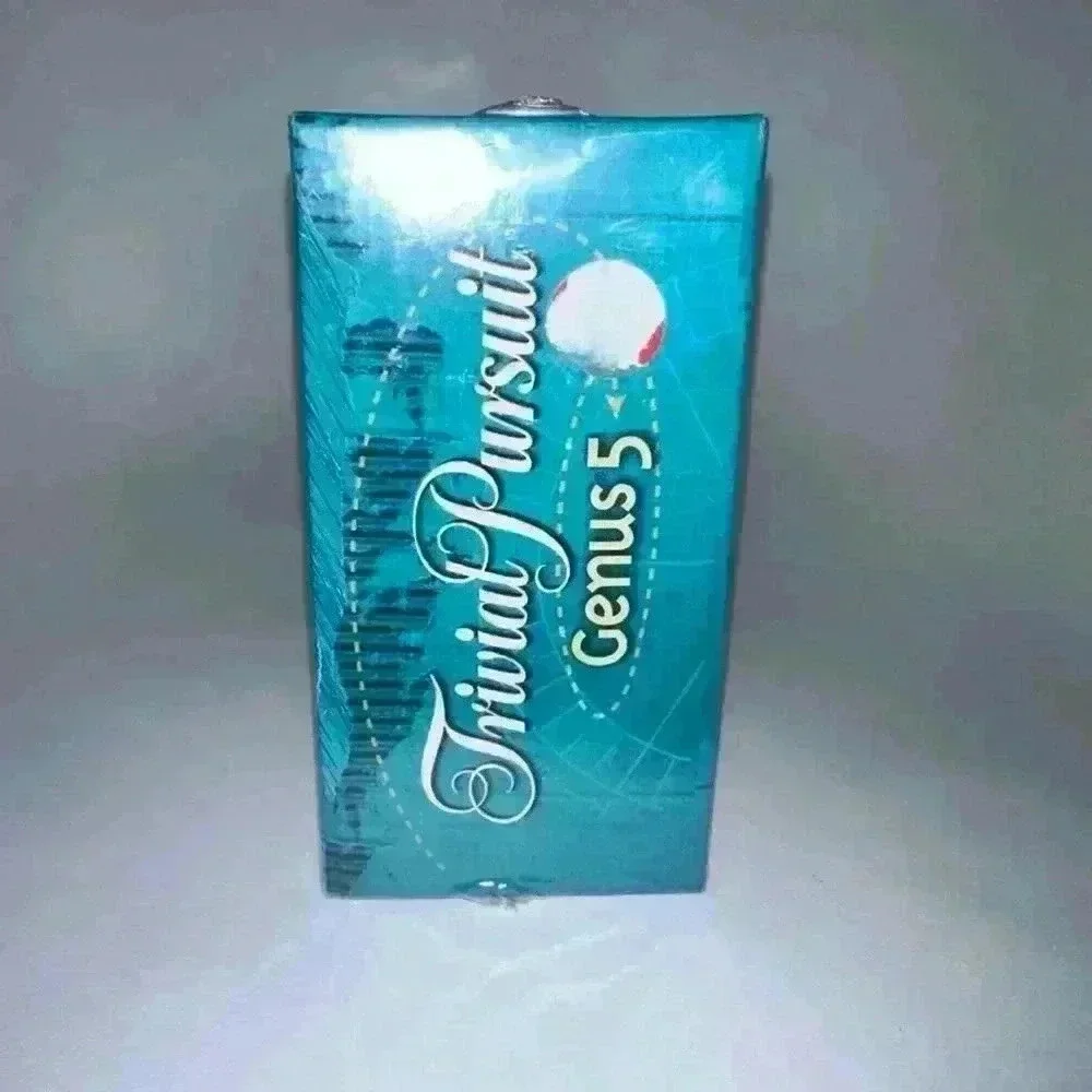 Trivial Pursuit Genus 5 / Factory Sealed Games / Vintage / Teal - Picture 4 of 5